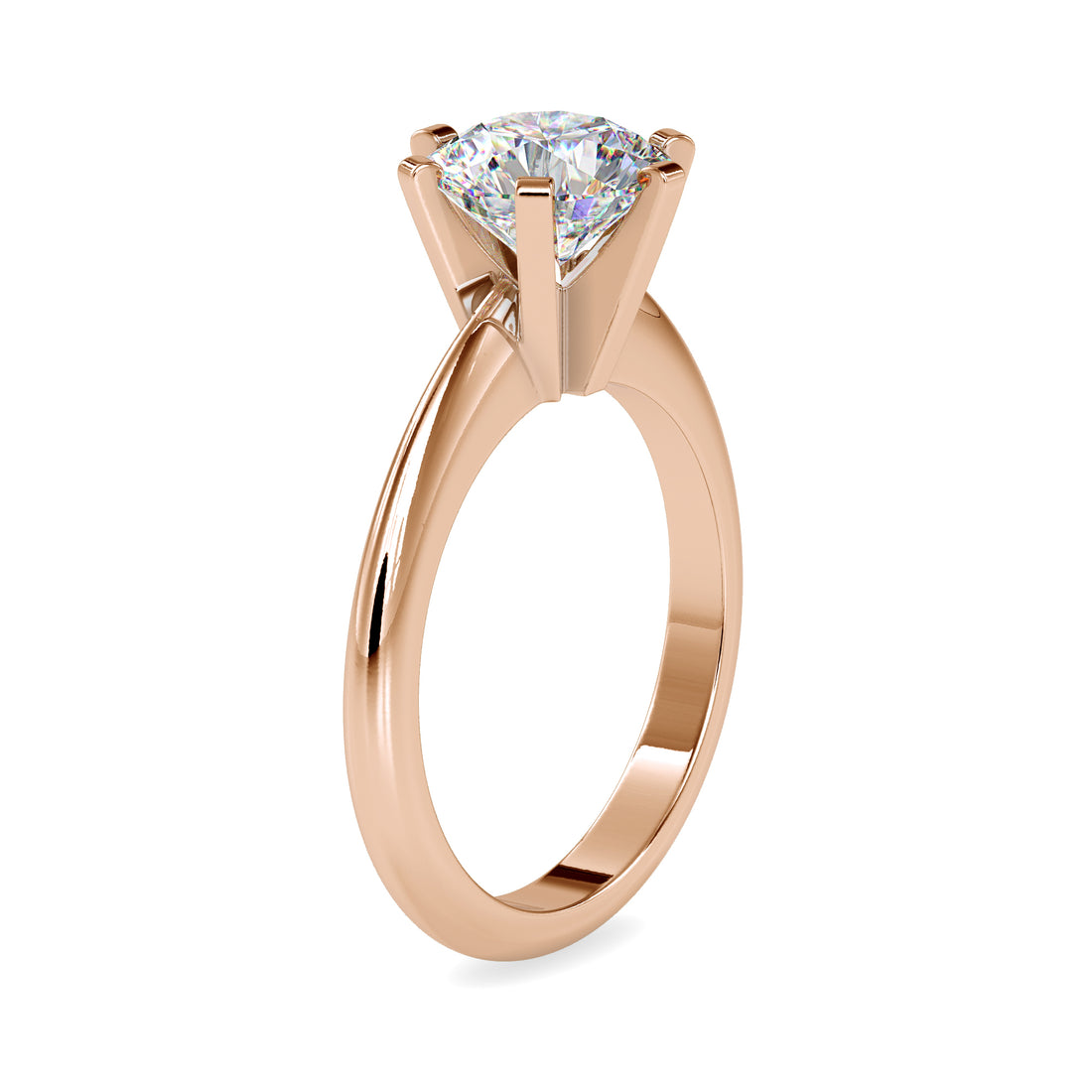 Classic 2 carats Round Solitaire Ring 3