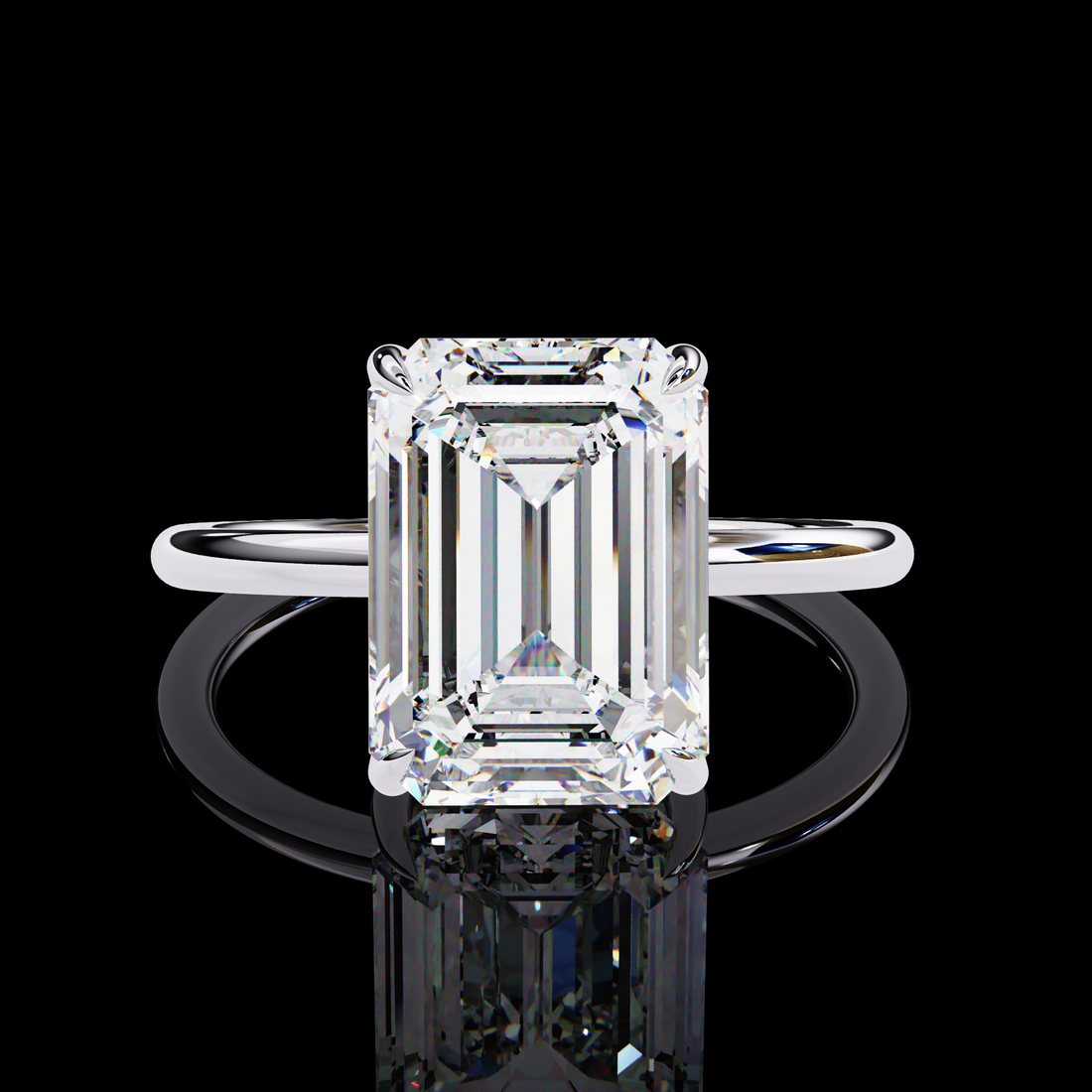 Classic 3 carat Lab Grown Diamond Ring