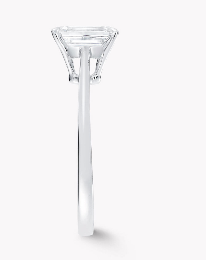 Classic Emerald Solitaire Diamond Ring15