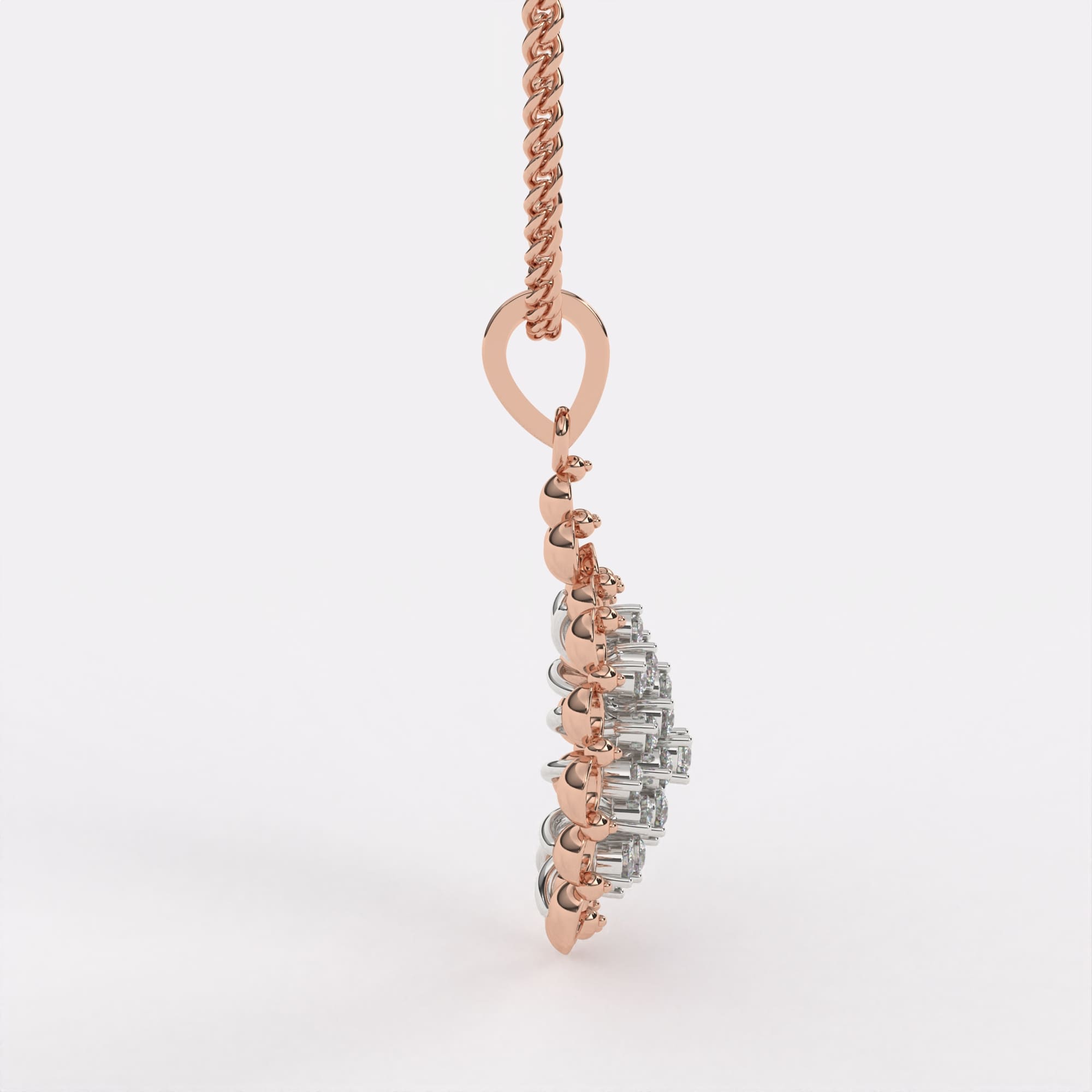 Classic Halo Diamond Pendant