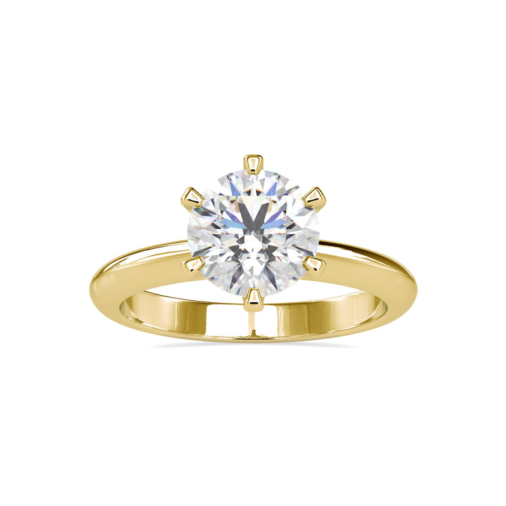 Classic Round Brilliant Solitaire Engagement Ring