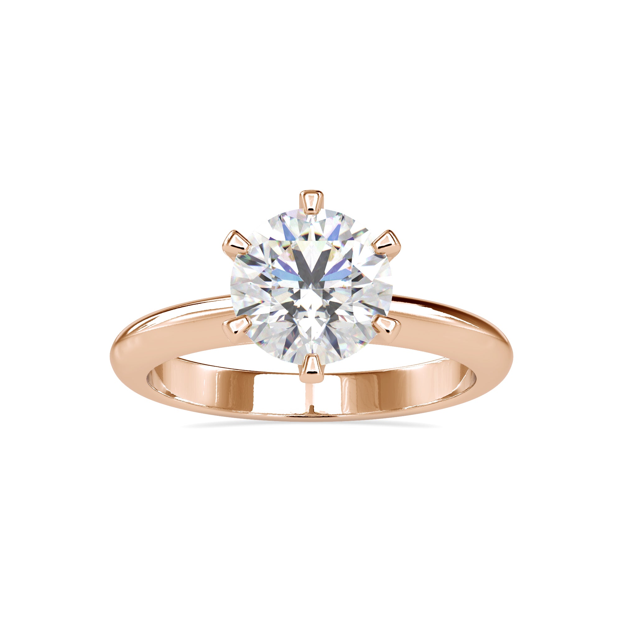 Classic Round Brilliant Solitaire Engagement Ring 2