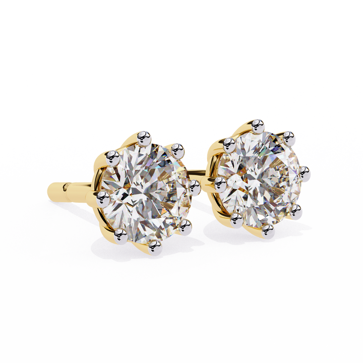 Classic Round Diamond Studs