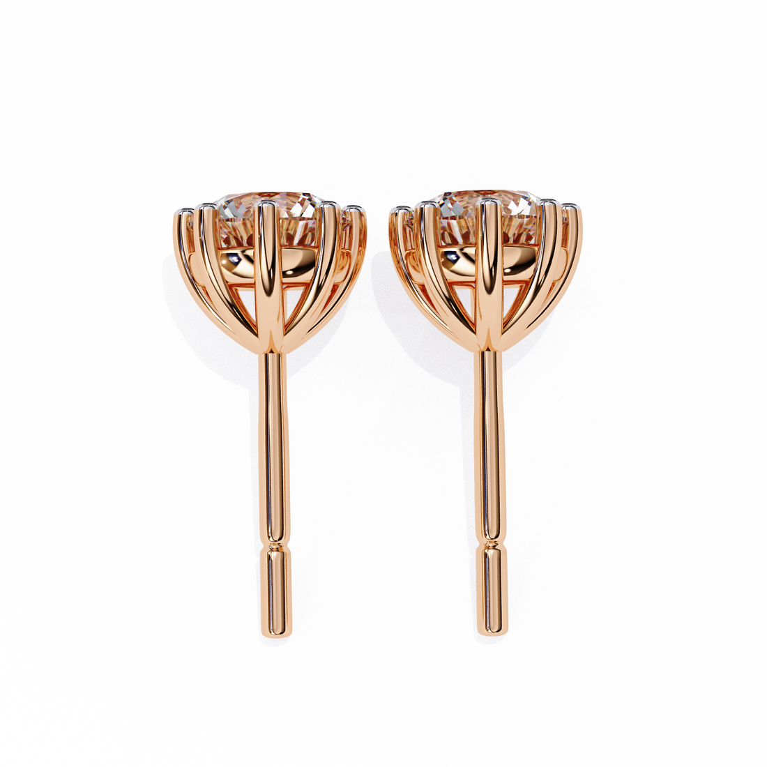 Classic Round Diamond Studs