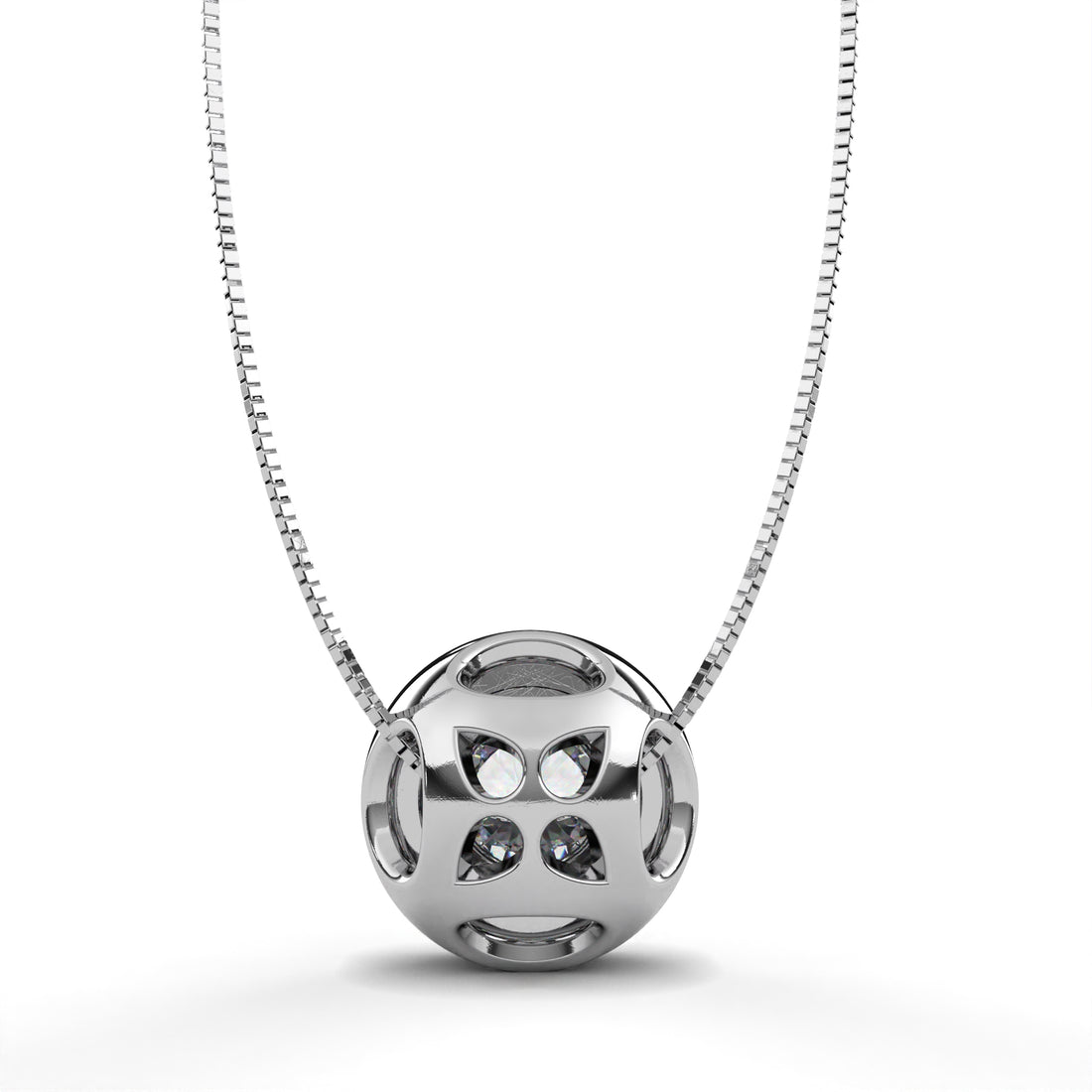 Classic Round cut Diamond Solitaire Pendant