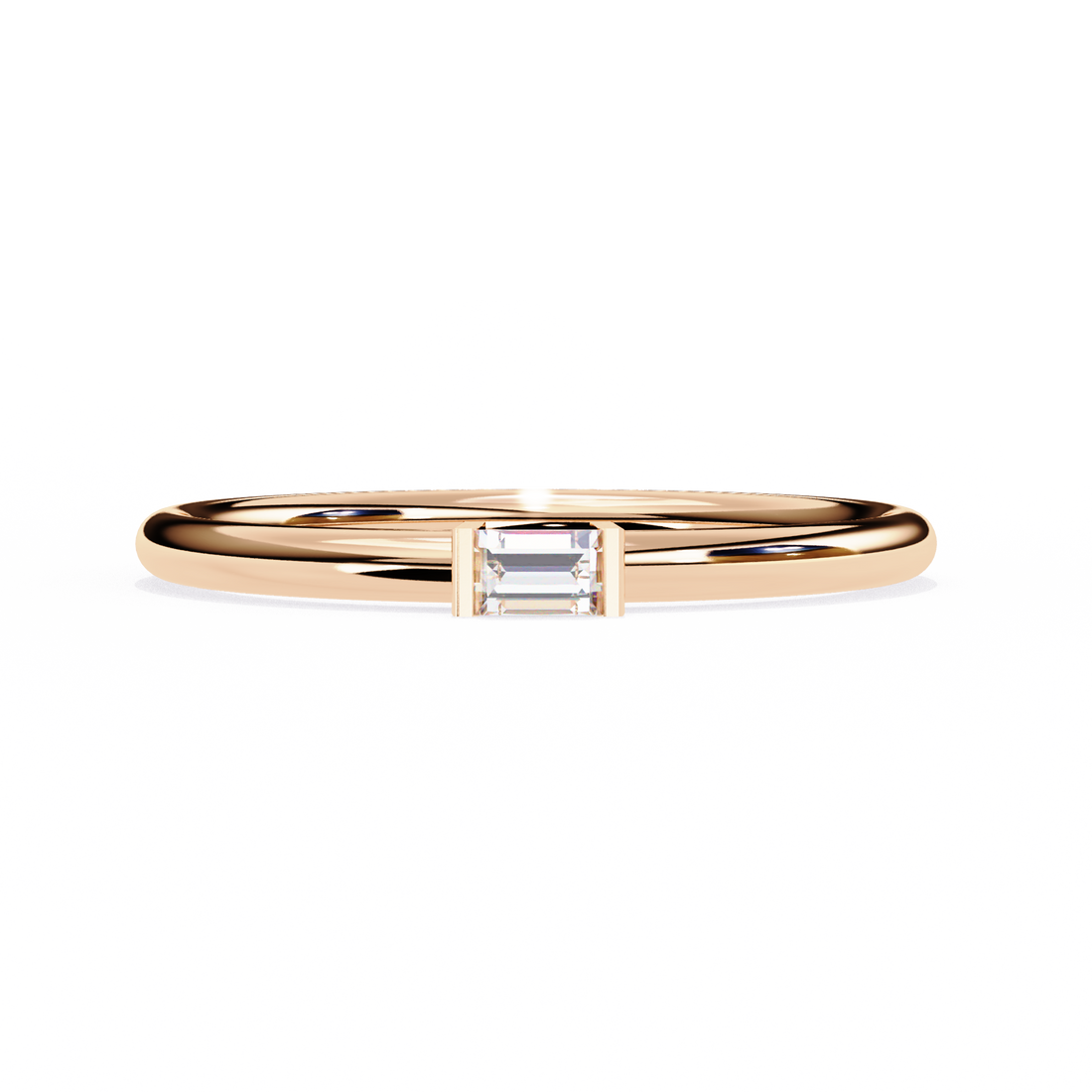 Classic sleek Diamond Ring 7