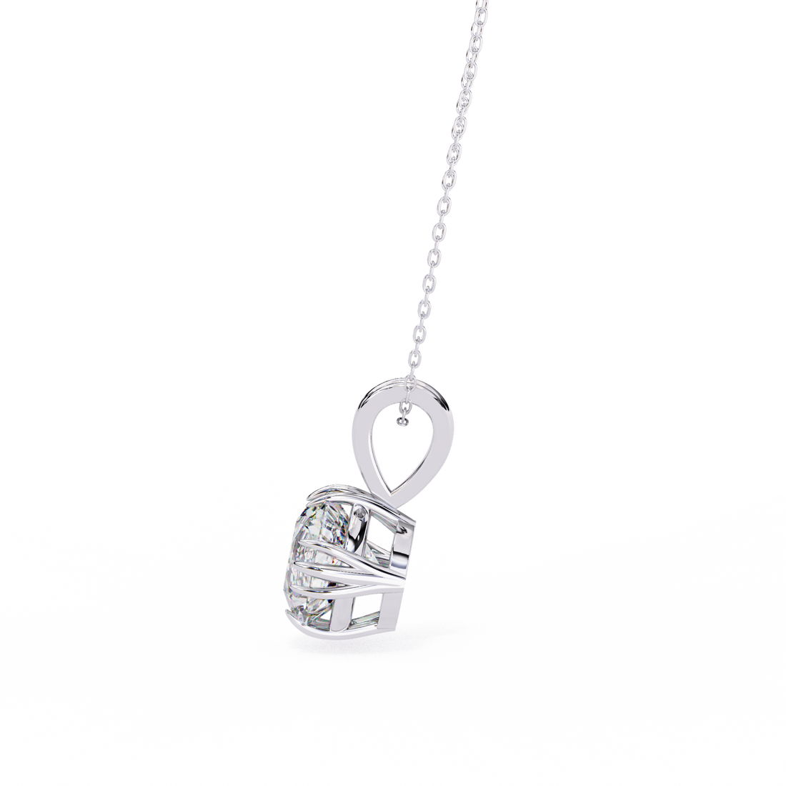 Classy 2 carats Round Lab grown Studs