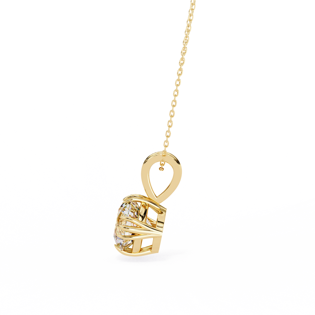 Classy 2 carats Round Lab grown Studs