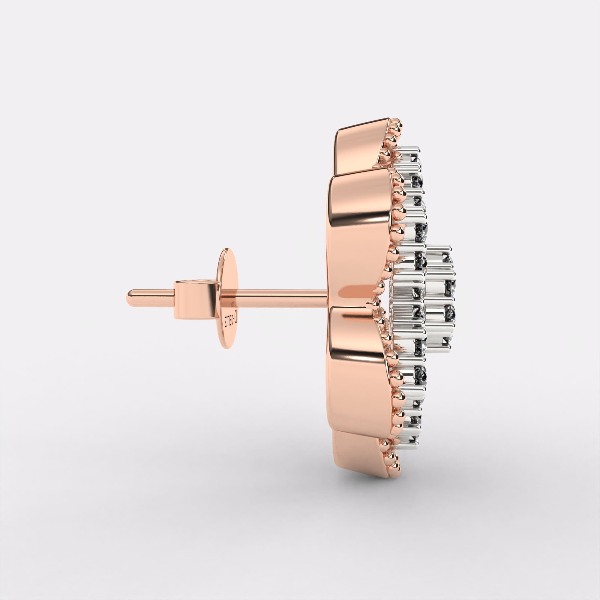 Cluster Flower Diamond Earrings