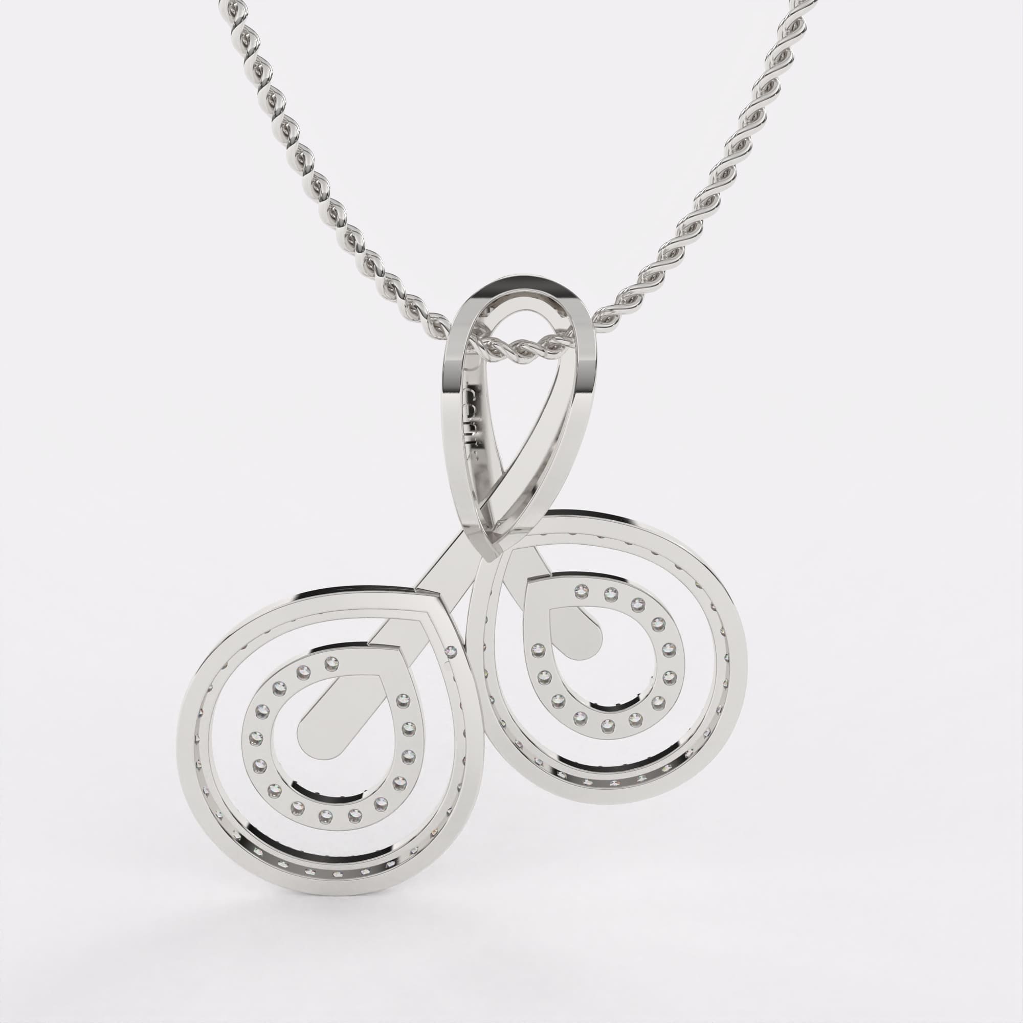 Coastal Charm Diamond Pendant In 925 Silver