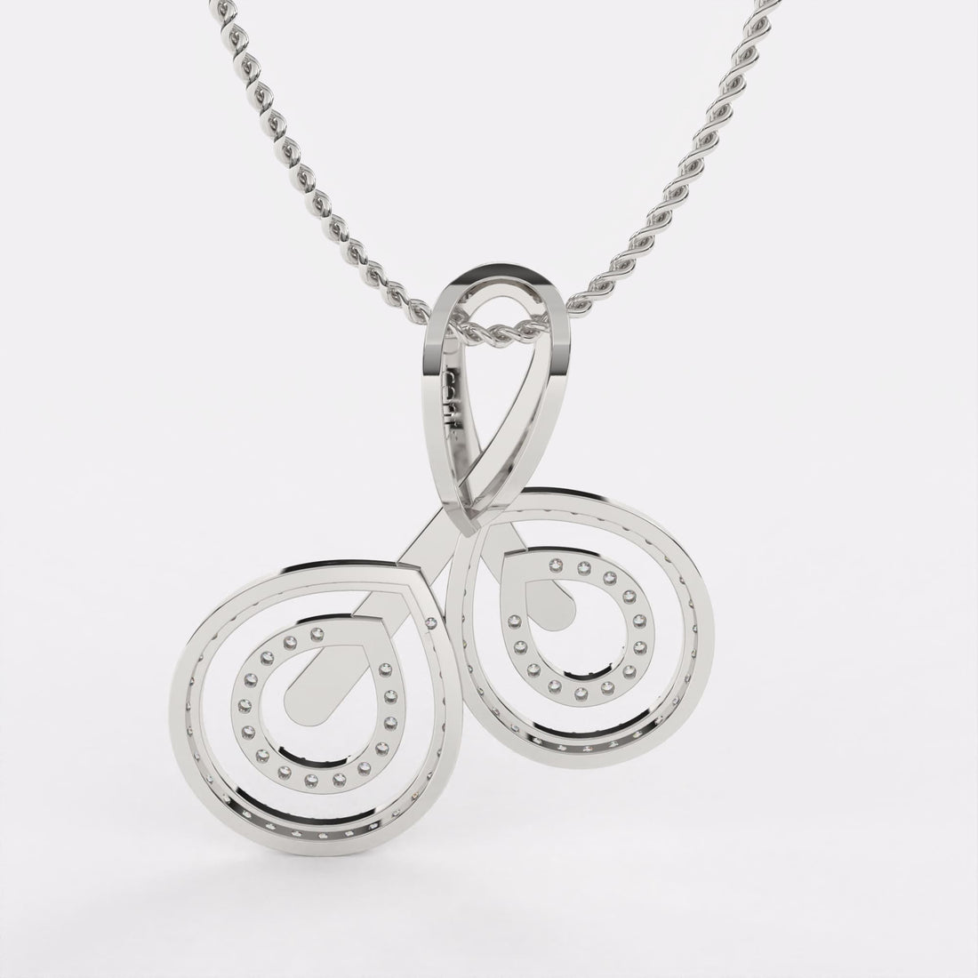 Coastal Charm Diamond Pendant In 925 Silver