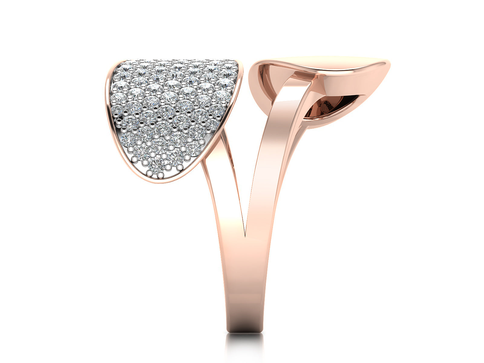 Contemporary Twin Diamond Ring 6