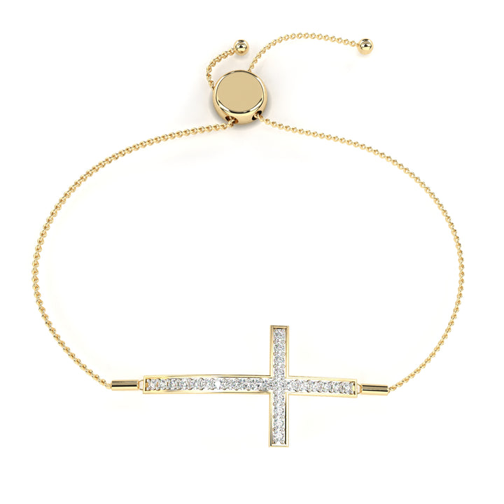 Cross Diamond Bracelet