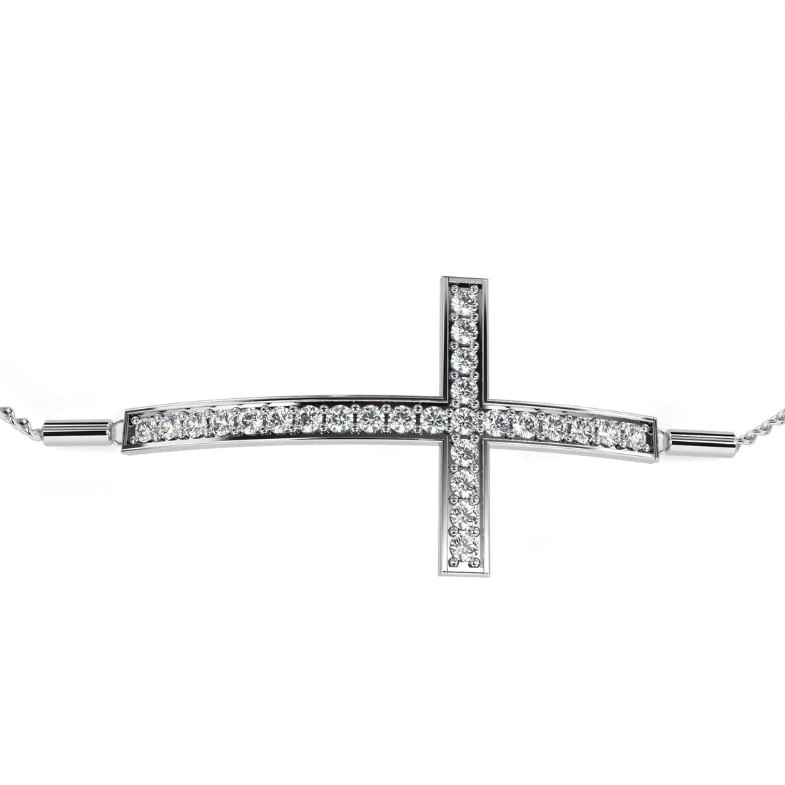 Cross Diamond Bracelet