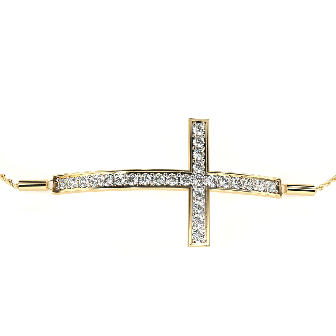 Cross Diamond Bracelet