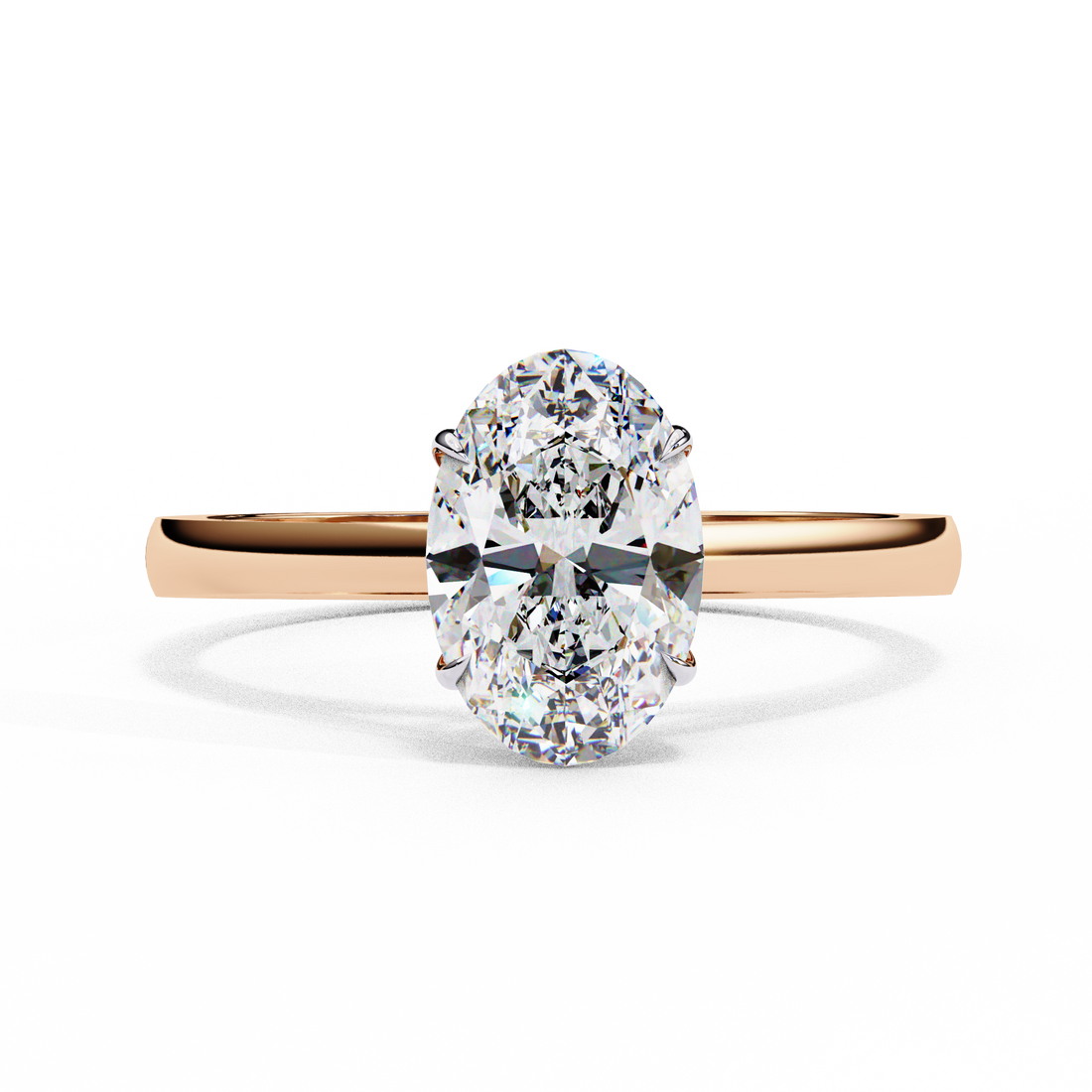 Crown Grace Oval Diamond Ring