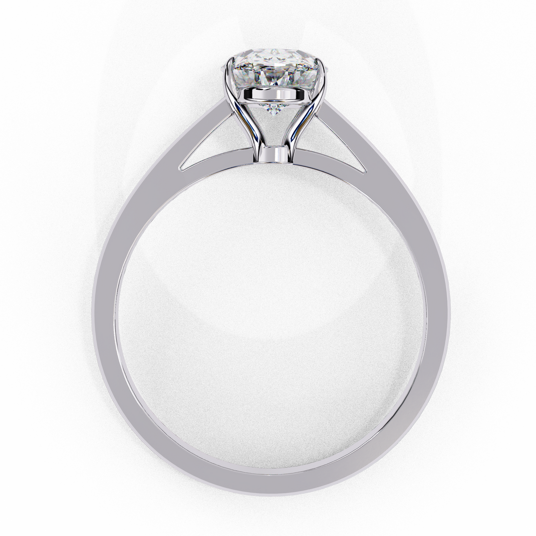 Crown Grace Oval Diamond Ring 10