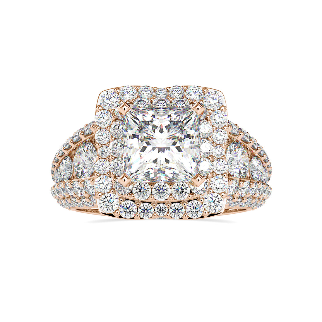 Crown Luxe Halo Diamond Ring 2