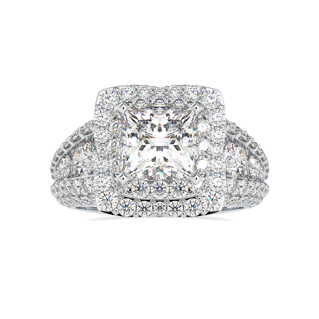 Crown Luxe Halo Diamond Ring 4