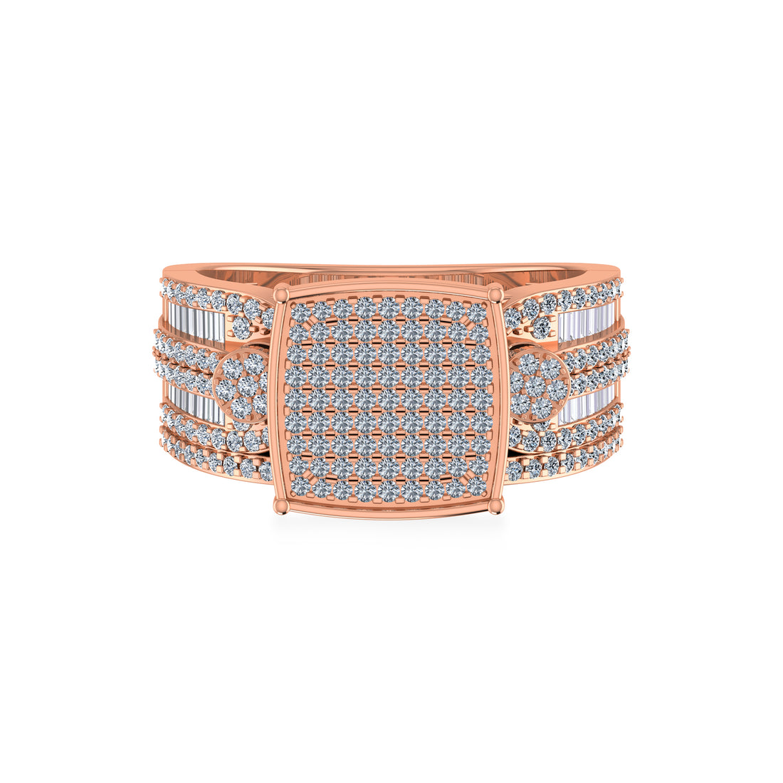 Cushion-StylePaveLabDiamondCocktailRing