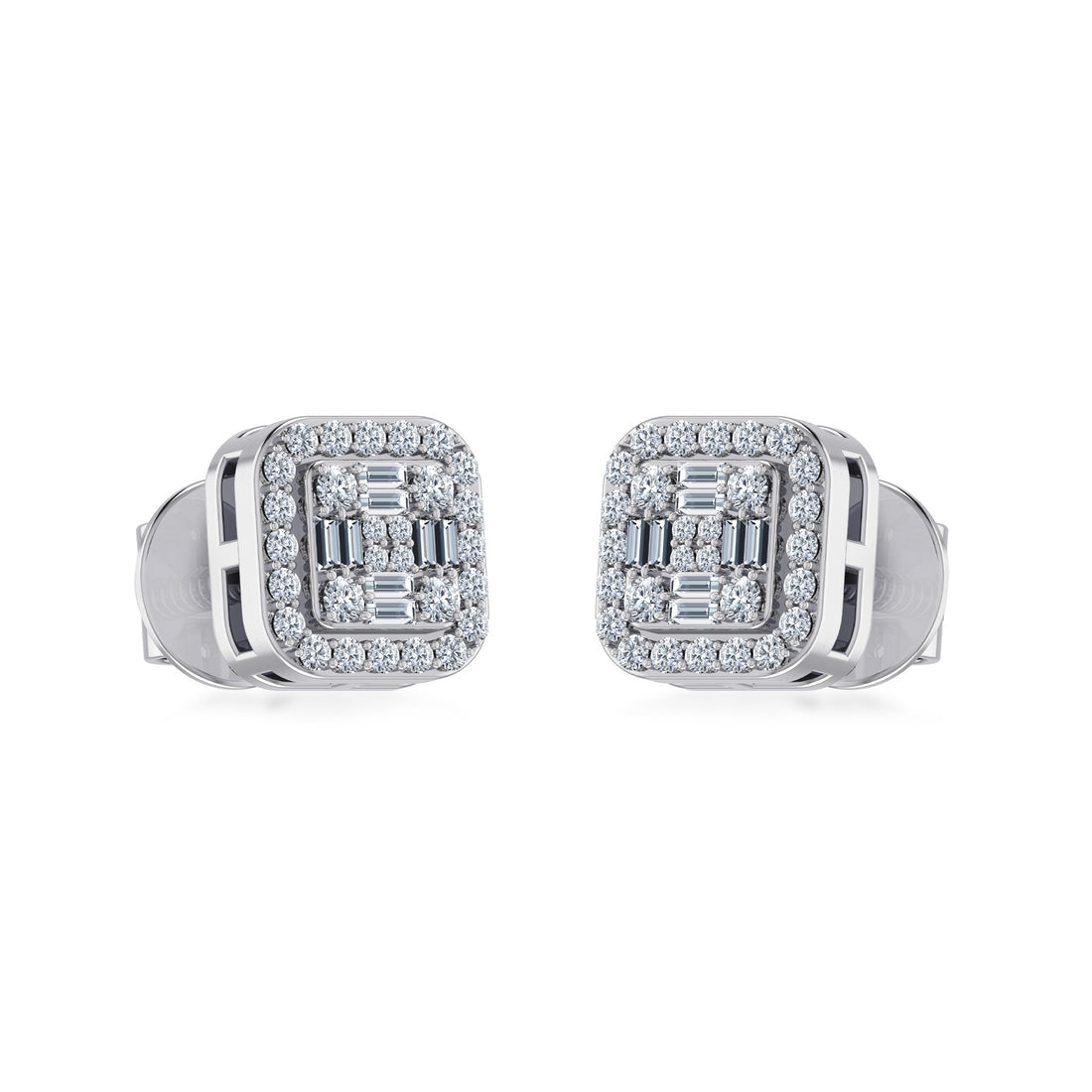 
Cushion Halo Lab Grown Diamond Stud Earrings
 6