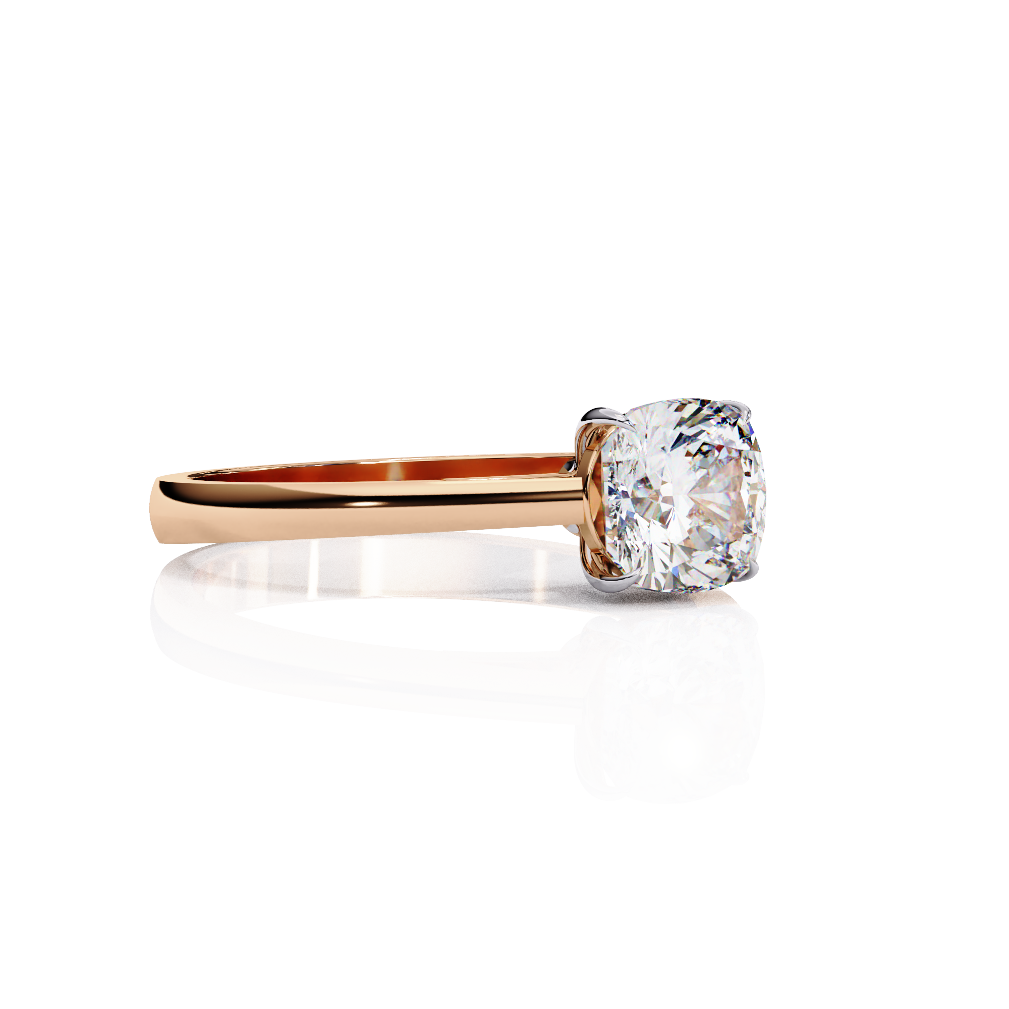 Cushion Lab Grown Diamond Ring6