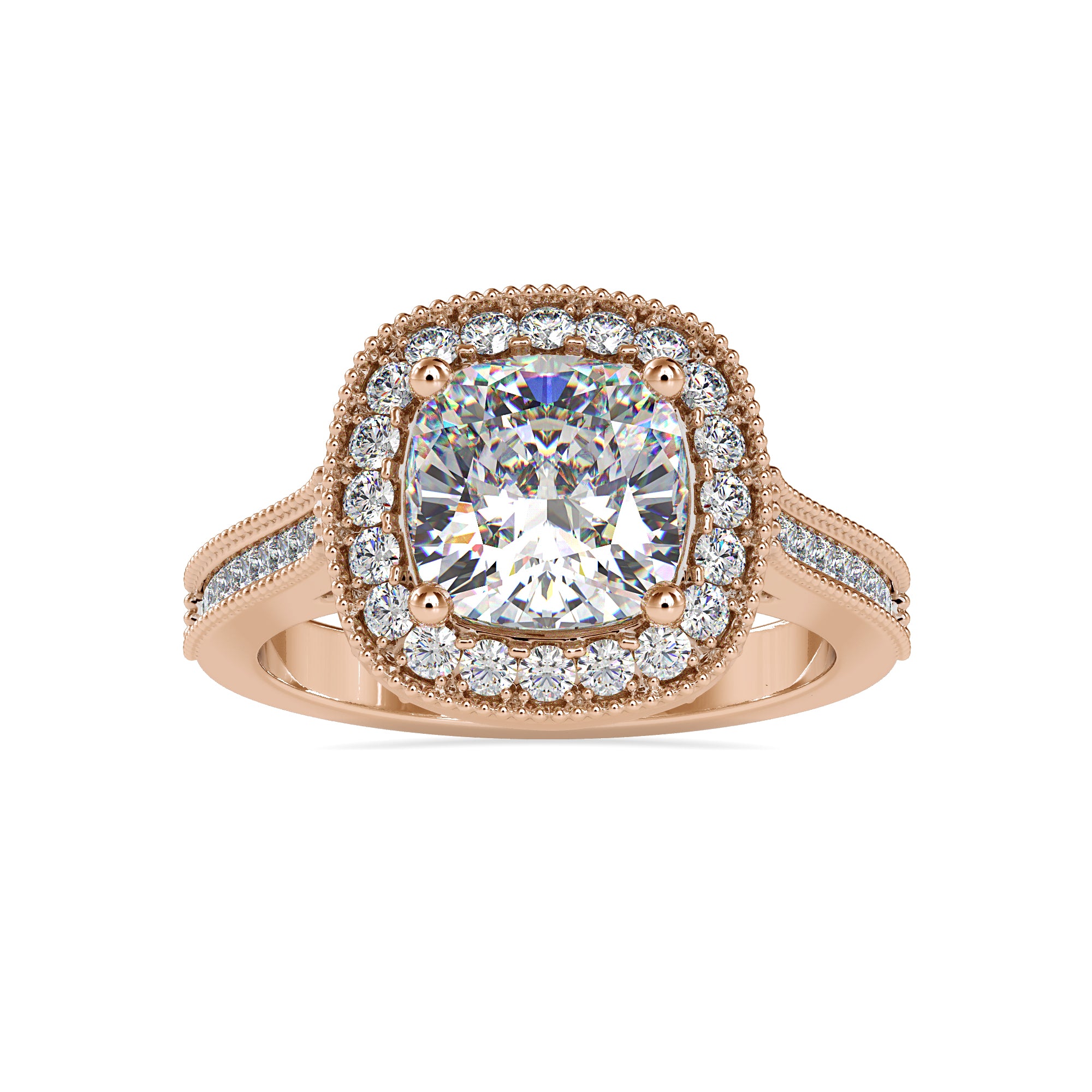 Cushion Path Diamond Ring 2