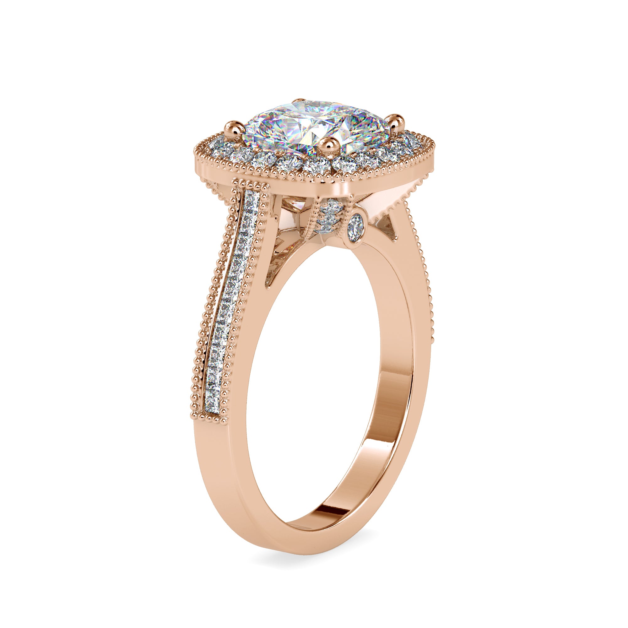 Cushion Path Diamond Ring 3
