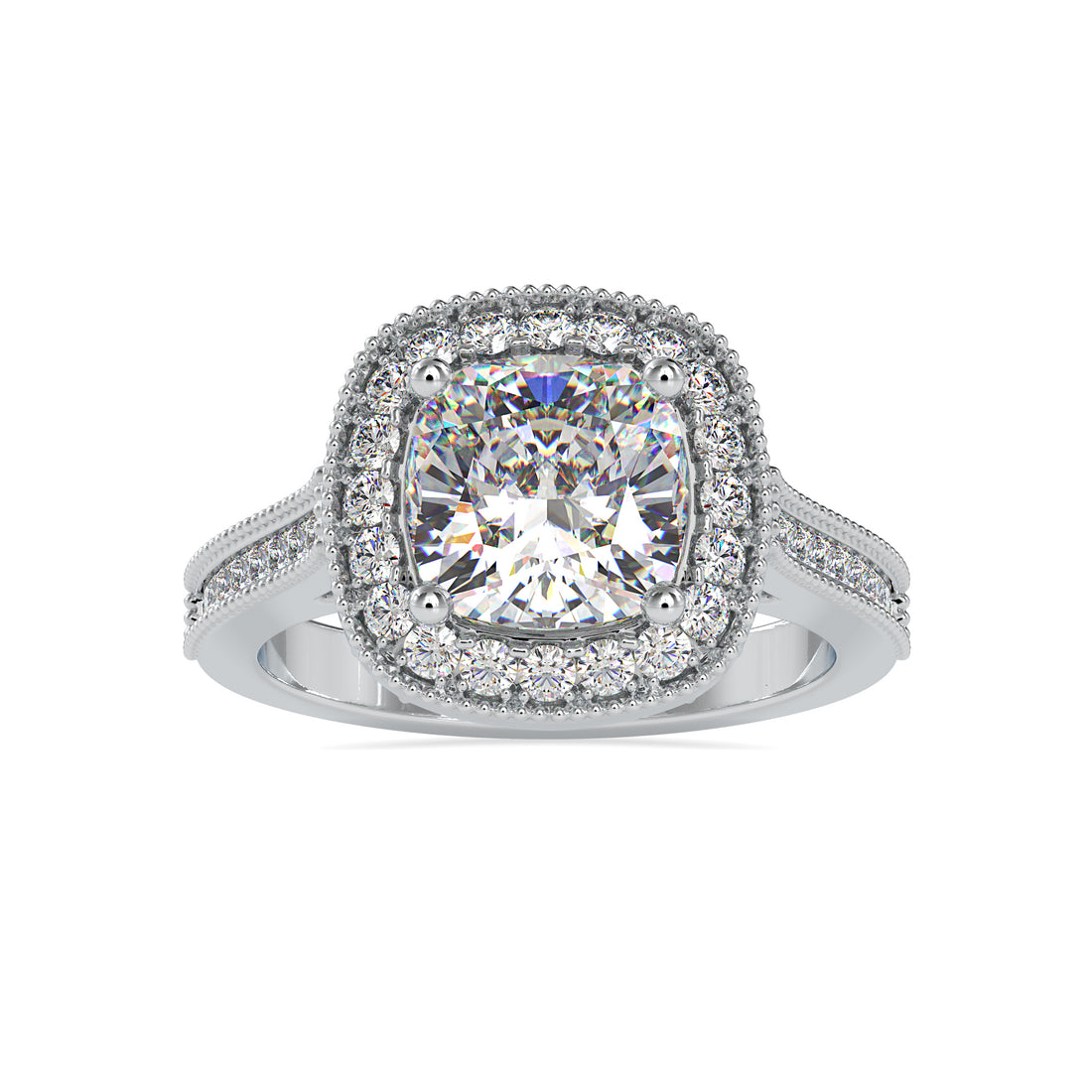 Cushion Path Diamond Ring 4