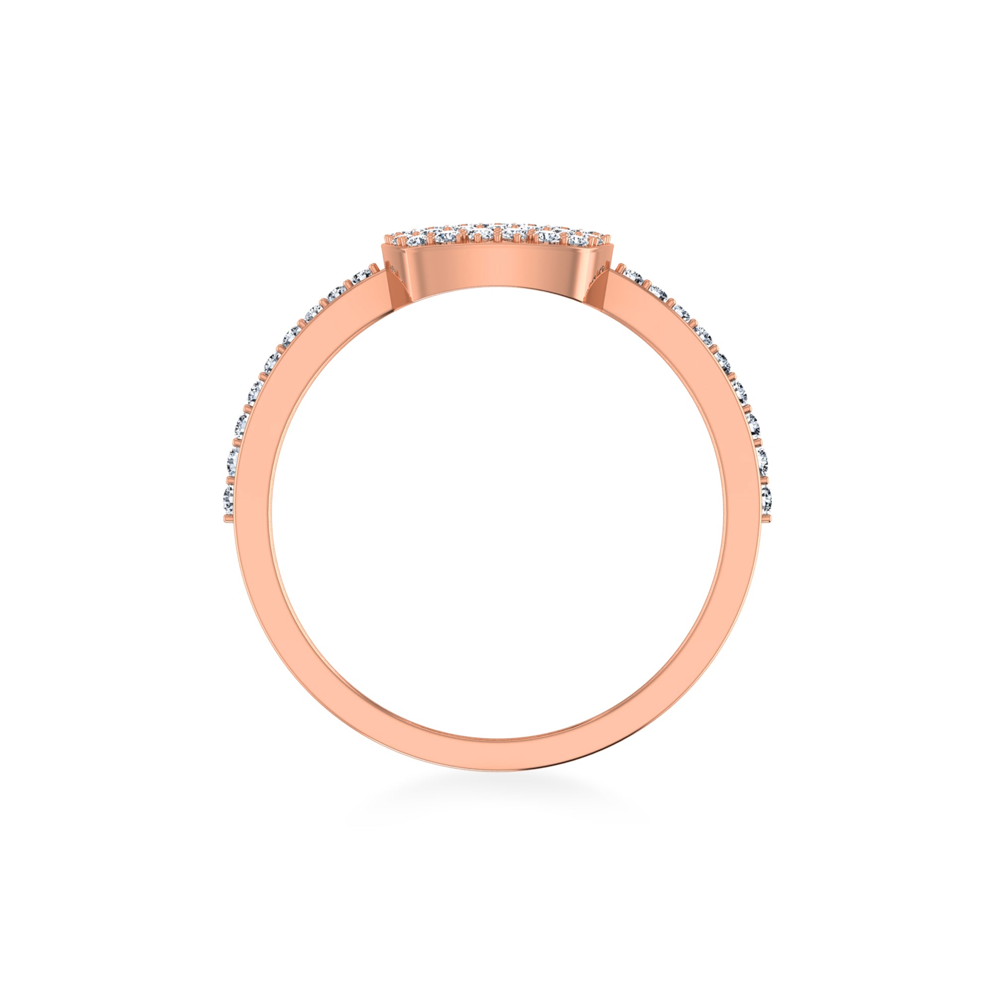 Dainty Cushion Cluster Lab Diamond Ring6