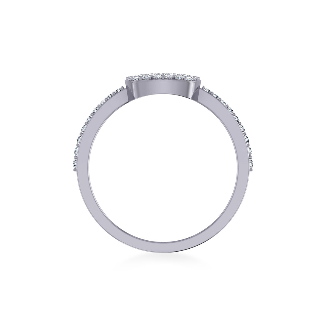 Dainty Cushion Cluster Lab Diamond Ring9