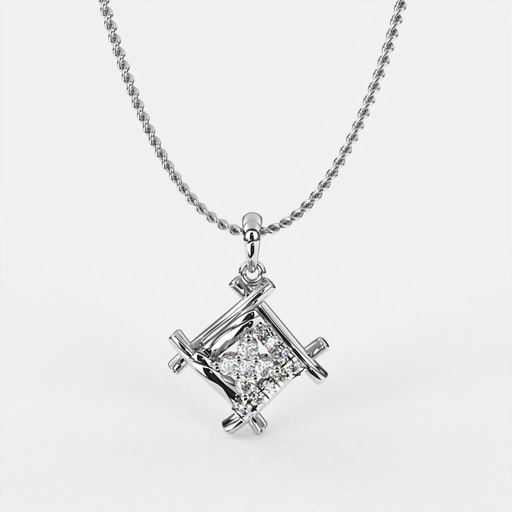 Daisy Diamond Pendant