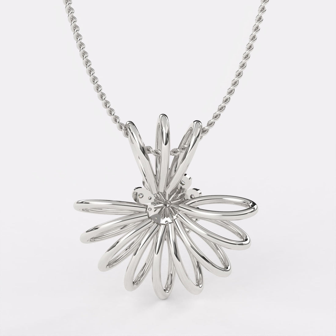 Daisy Gold Diamond Pendant