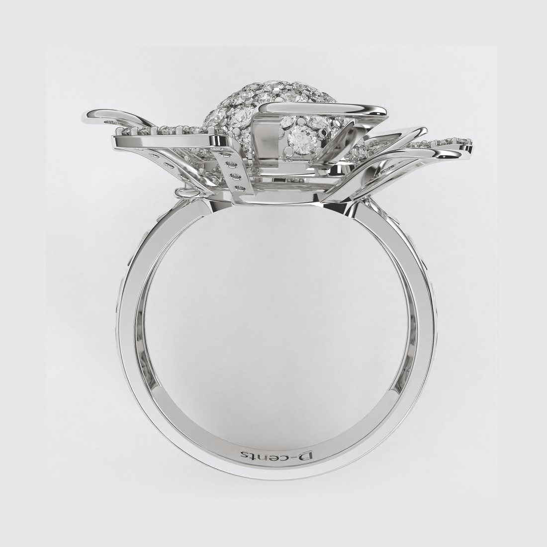 Daisy Reflection Diamond Ring
