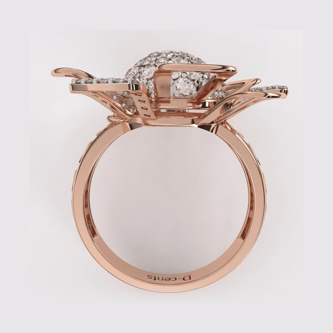 Daisy Reflection Diamond Ring