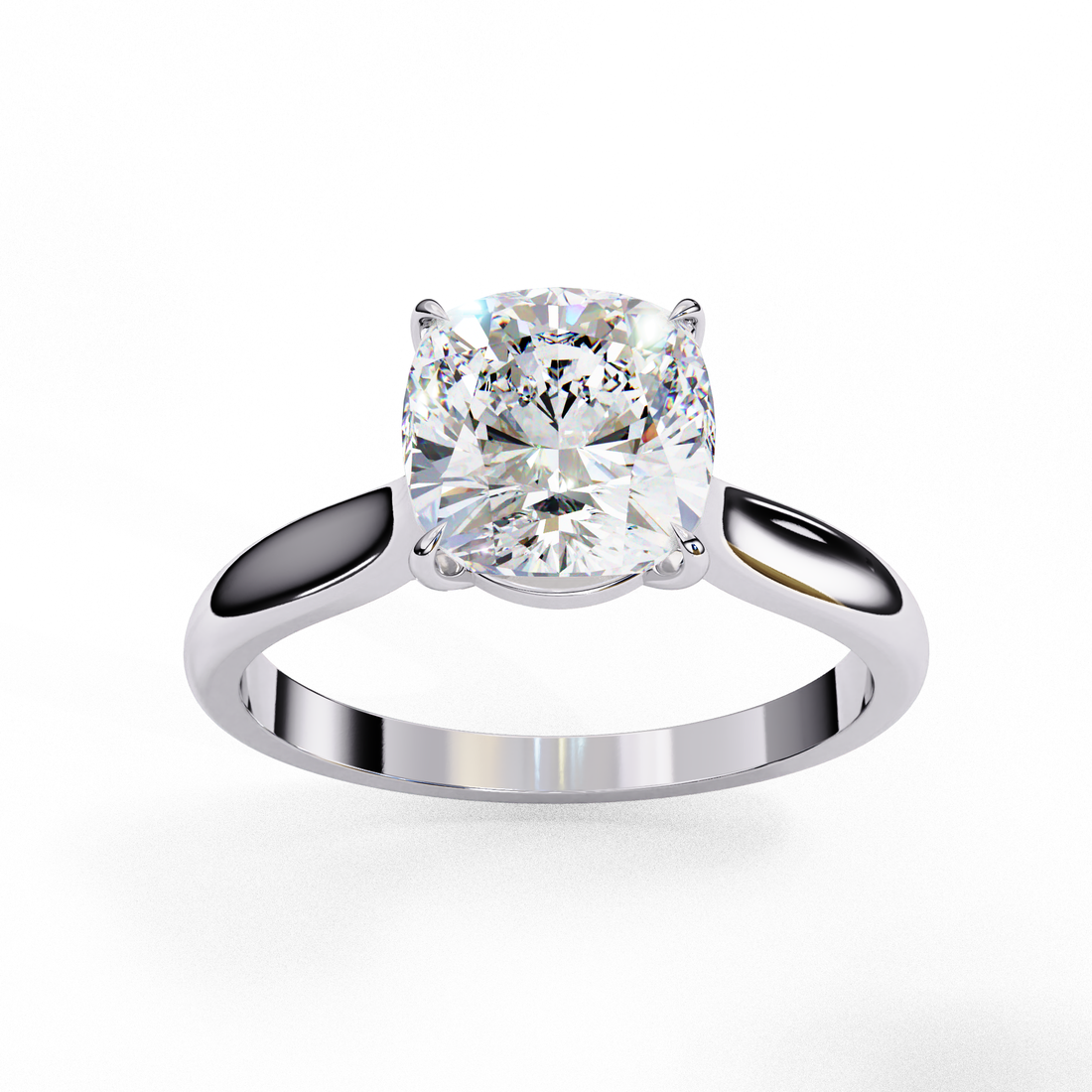 Dazzle Empress Cushion Diamond Ring 12