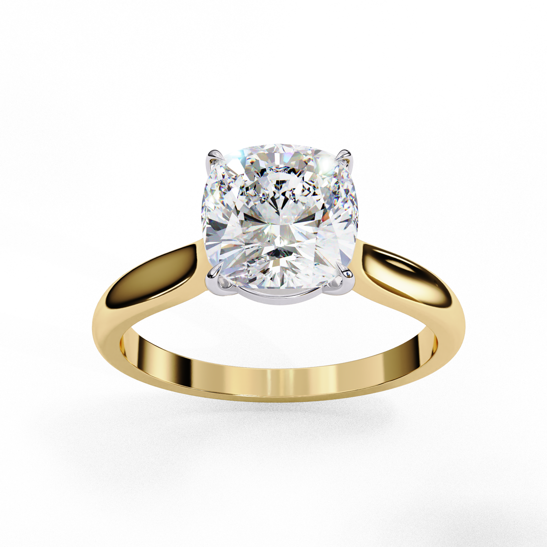 Dazzle Empress Cushion Diamond Ring 2