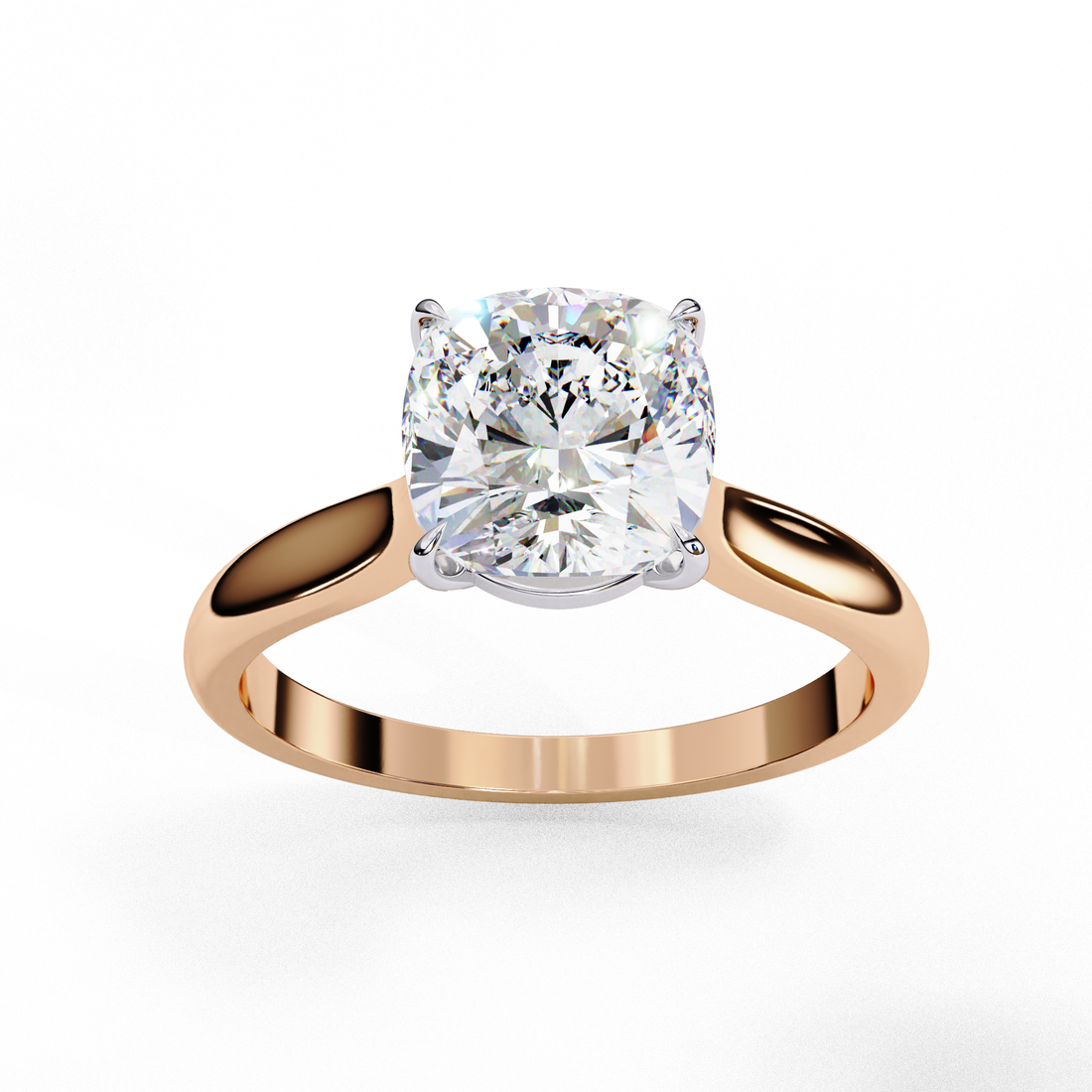 Dazzle Empress Cushion Diamond Ring 8