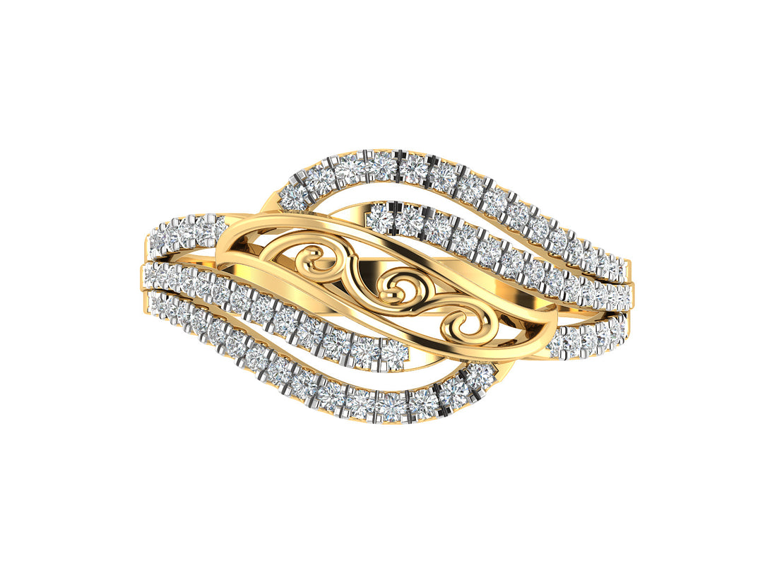 Dazzling Aurora Diamond Ring