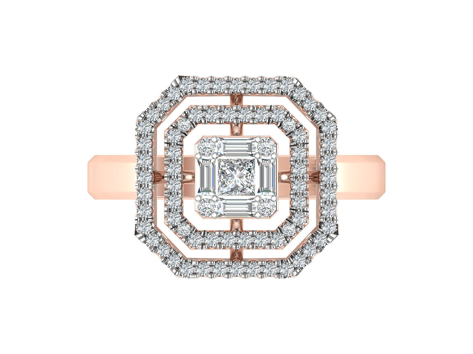 Dazzling Heritage Diamond Ring 4