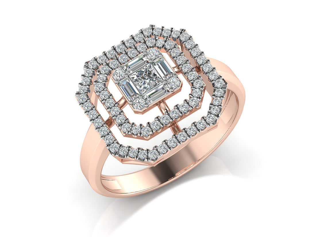 Dazzling Heritage Diamond Ring 5