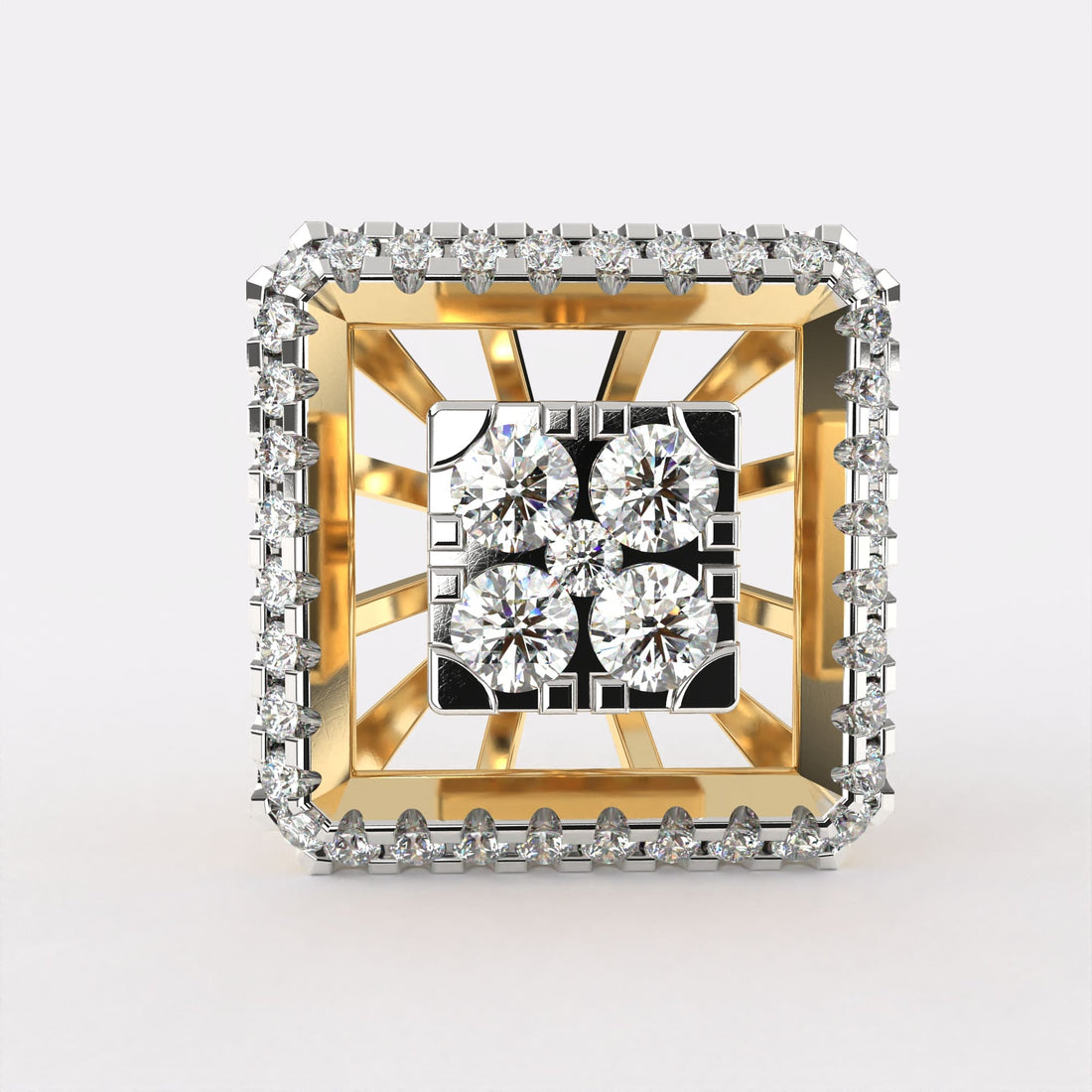 Dazzling Spheres Diamond Earrings