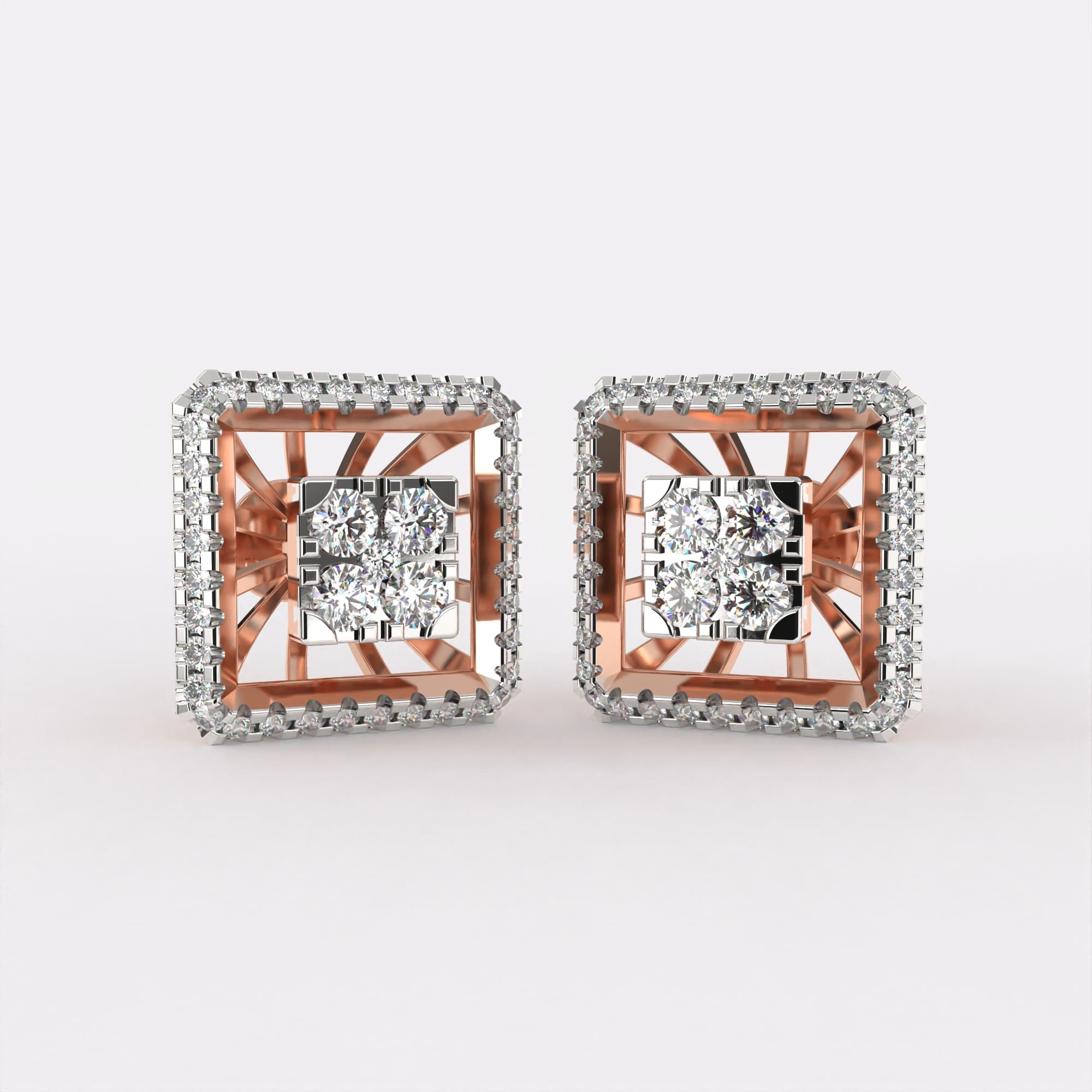 Dazzling Spheres Diamond Earrings
