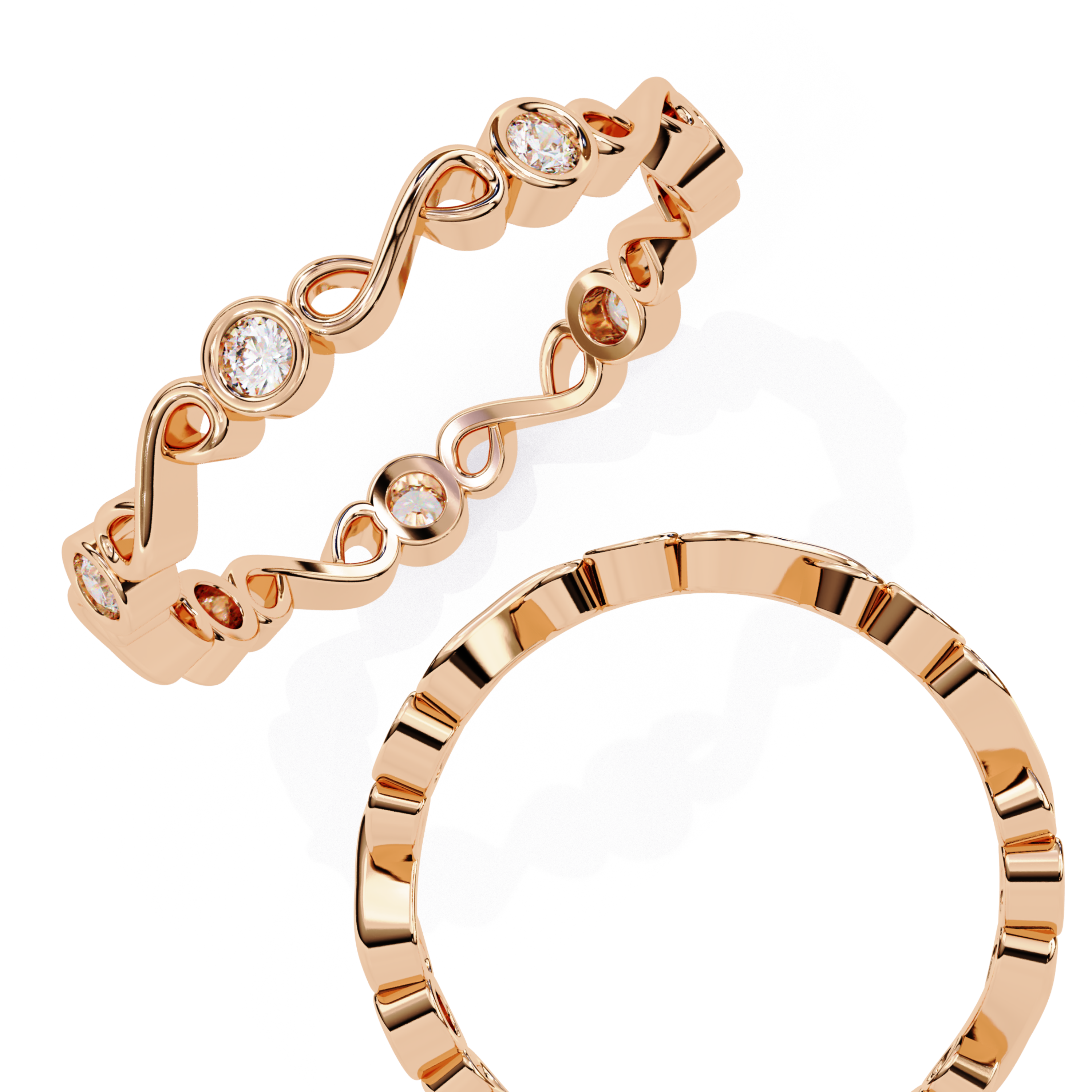 Delicate Diamond Ring 8