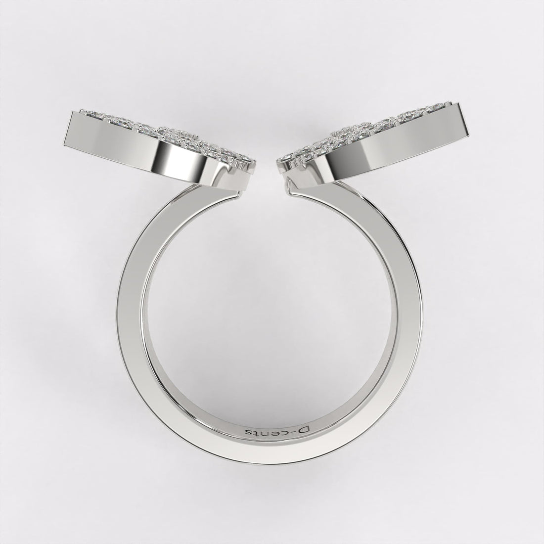 Diamond Butterfly Ring