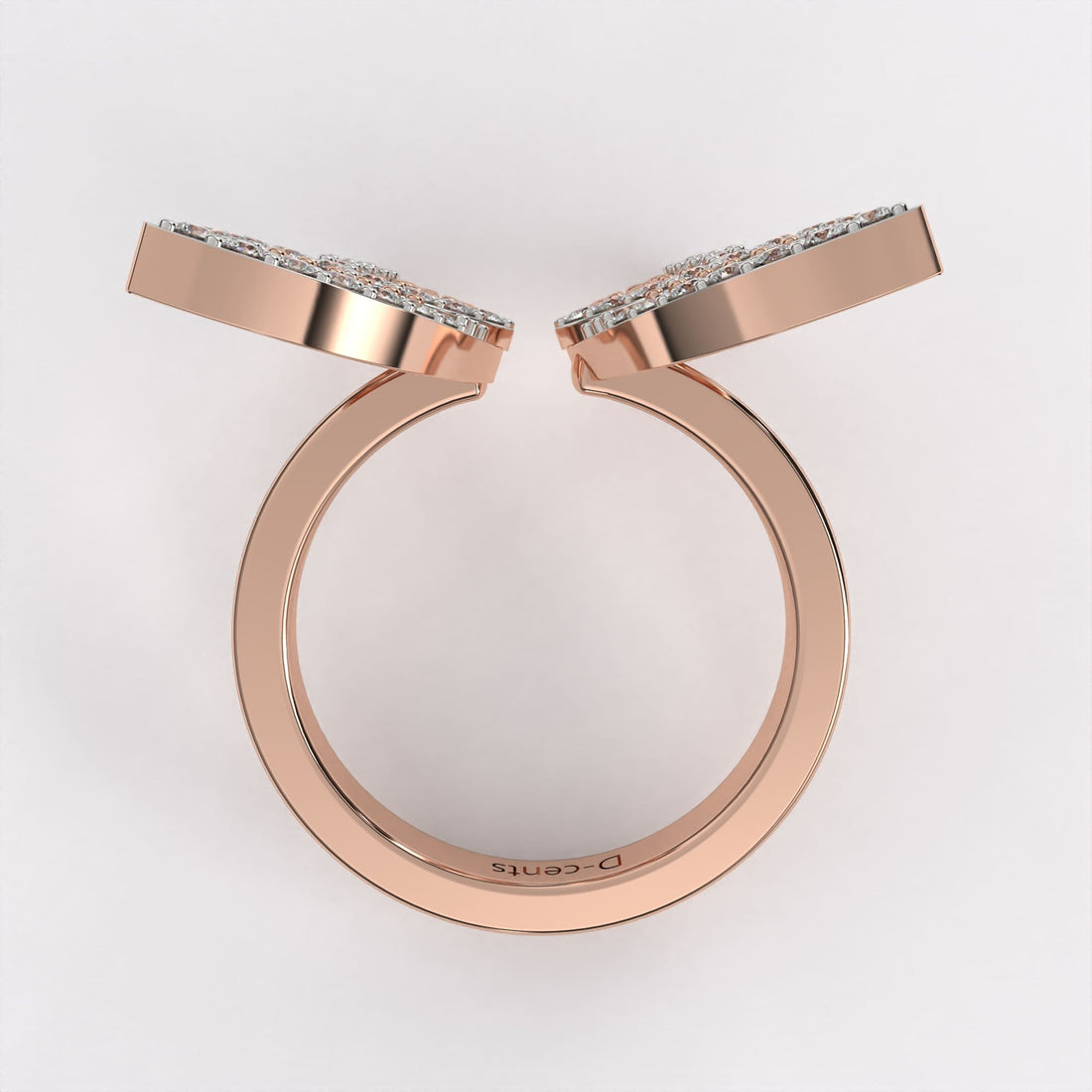 Diamond Butterfly Ring