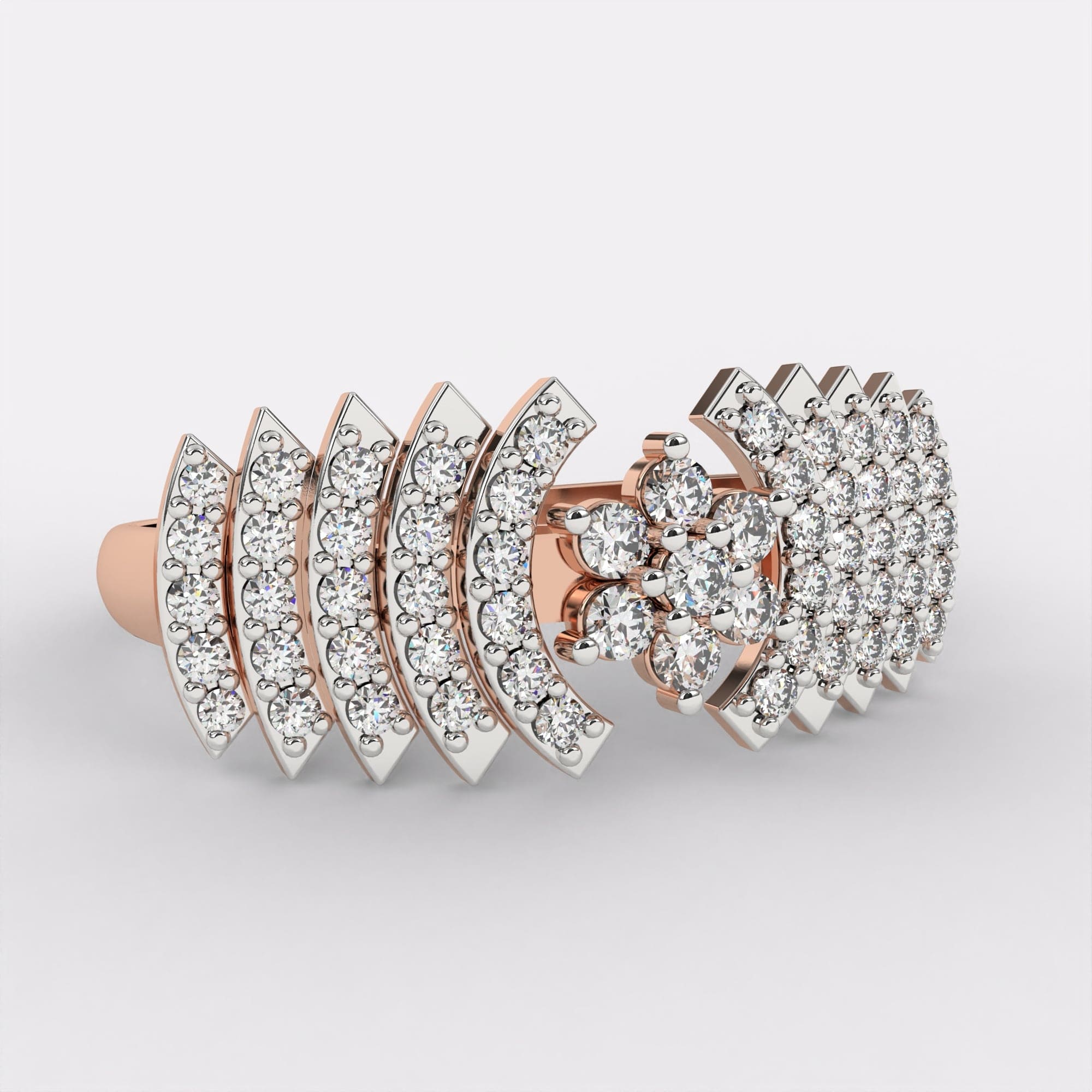 Diamond Cascade Ring