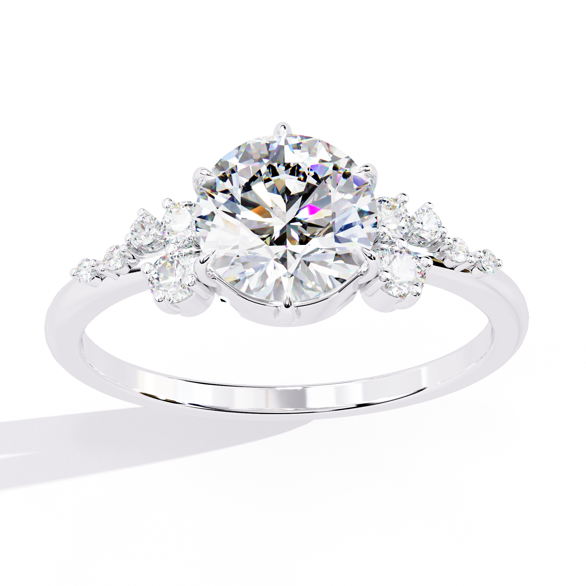 Divine Loop Diamond Ring 10