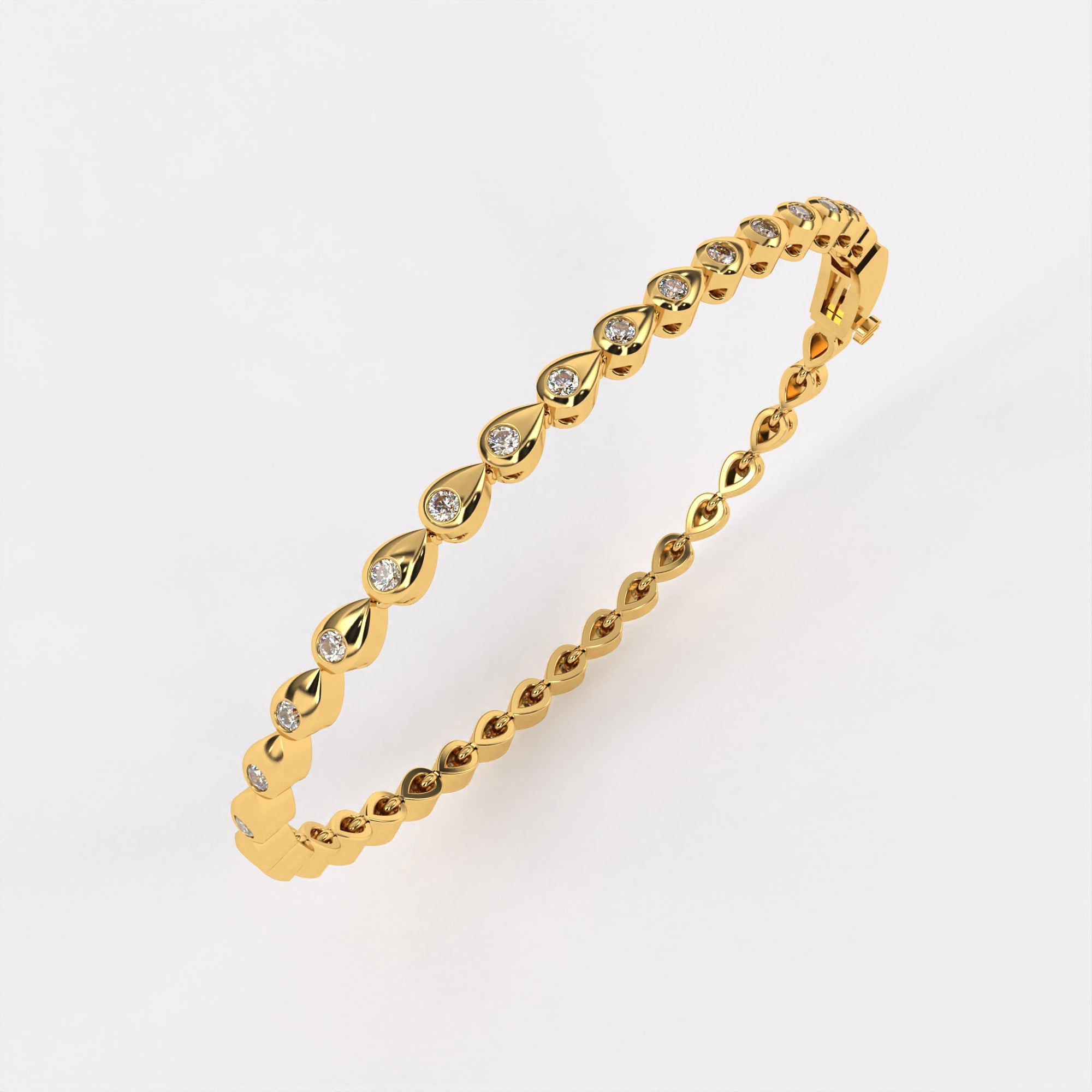 Dropping Diamond Tennis Bracelet