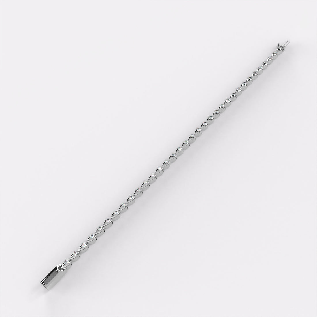 Dropping Diamond Tennis Bracelet